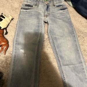 NWOT bundle (2) Boys size 6 blue jeans